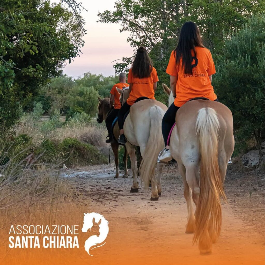 Passeggiate a cavallo a Ugento Associazione Santa Chiara